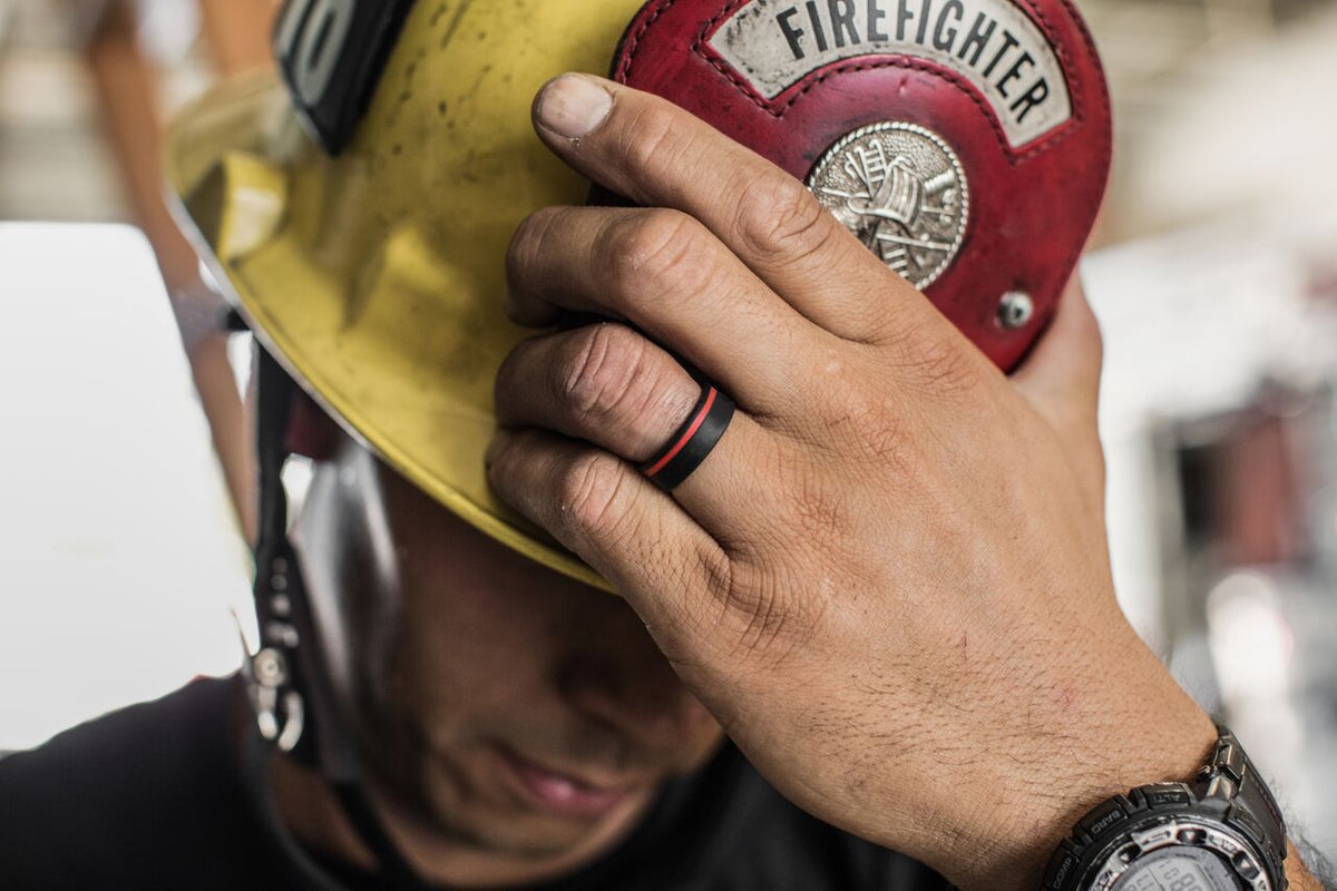 Why Firefighters Should Wear Silicone Wedding Rings